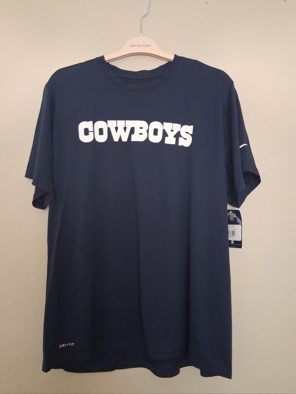 Nike Navy 'COWBOYS' Short-Sleeve Tee